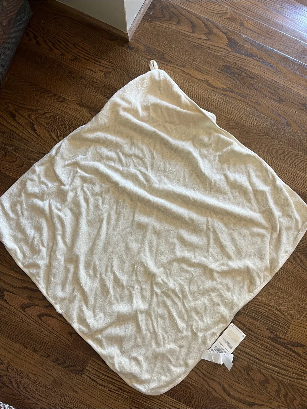 Zara Cream Hooded Baby Towel